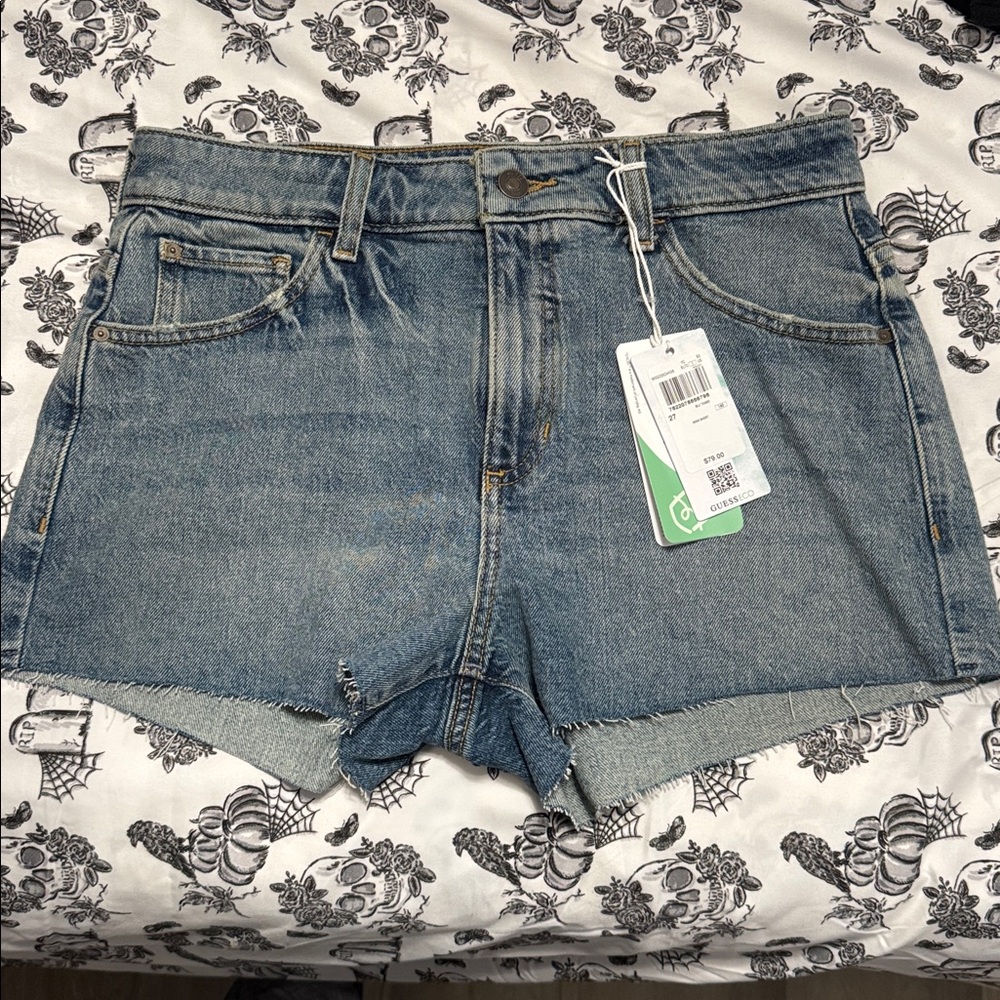 Guess Blue Denim Shorts